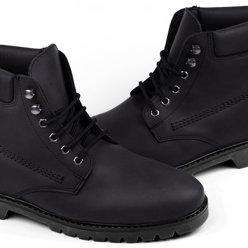 MASALTOS Zapatos de Hombre con Alzas Que Aumentan Altura hasta 7 cm. Fabricados en Piel. Modelo Montana