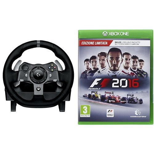 Logitech G920 Driving Force Volante da Corsa per