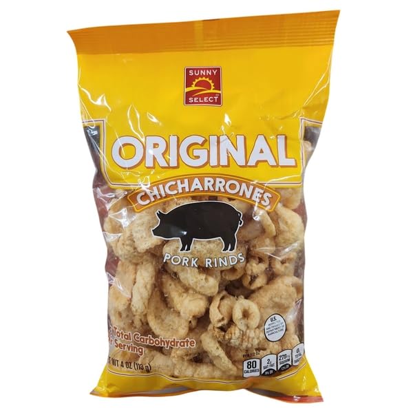 M P Rind Amazon.com: Sunny Select, Original Pork Rinds, 4 Ounce