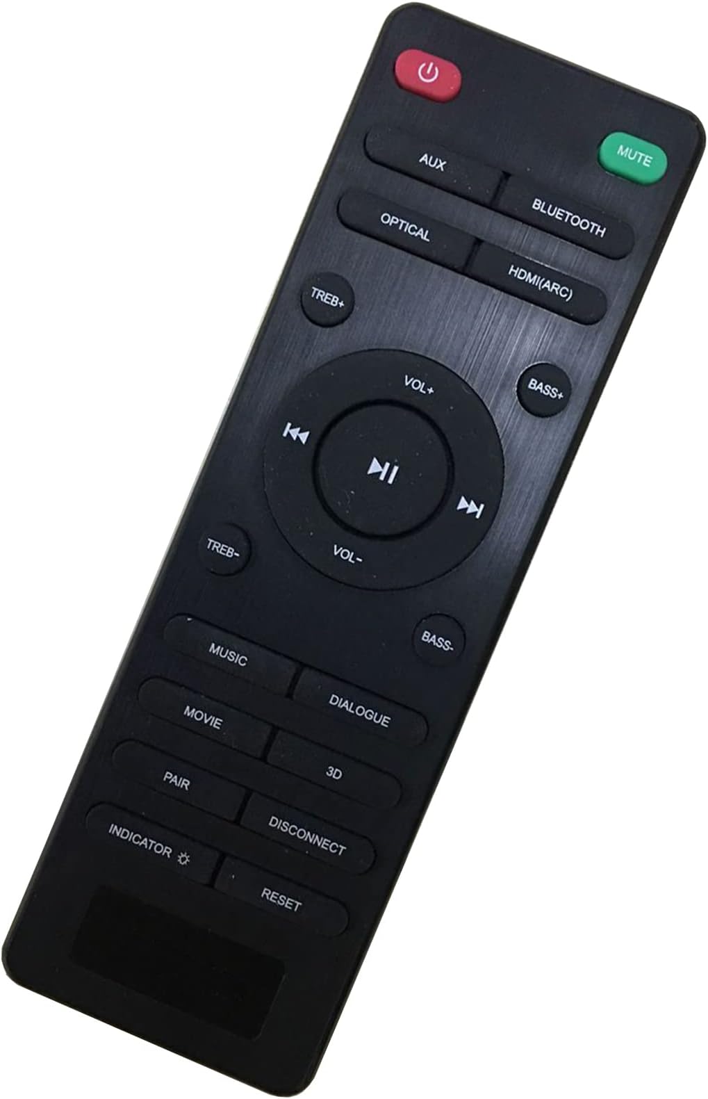 Replacement Remote Control Fit for PHEANOO 2.1 CH Soundbar D5
