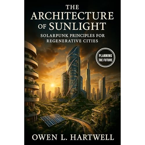 The Architecture of Sunlight: Solarpunk Principles for Regenerative Cities Audiolibro Por Owen L. Hartwell arte de portada