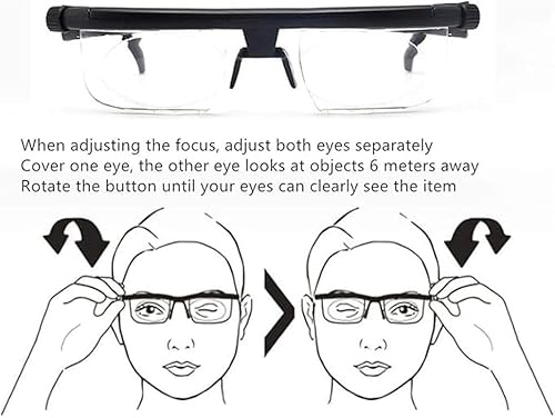 Miniatura 7 de LMDO Flex Focus - Lentes ajustables para visión cercana y lejana para personas mayores, lentes de lectura con aumento Flex Vision