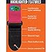 Protec Guitar Strap With Pick Pocket & Leather Ends Abdominal Support (POLYSTSB) Strawberry Regular
