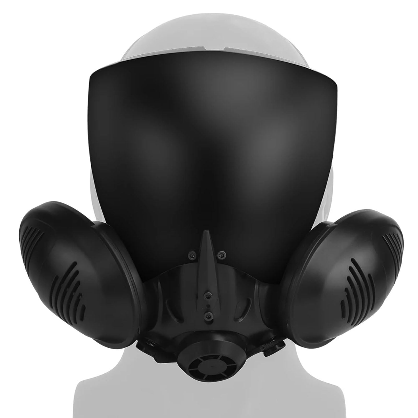 Peminkoo Maschera tattica in stile cyberpunk, per cosplay, feste, lenti staccabili, protezione tattica, paintball, softair