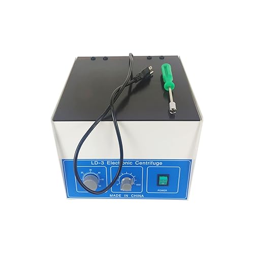 HQHAOTWU Centrifugadora de sobremesa de laboratorio 20ml×12pcs, centrífuga eléctrica de la centrífuga de sobremesa, 4000rmin, 1795*g, 110V