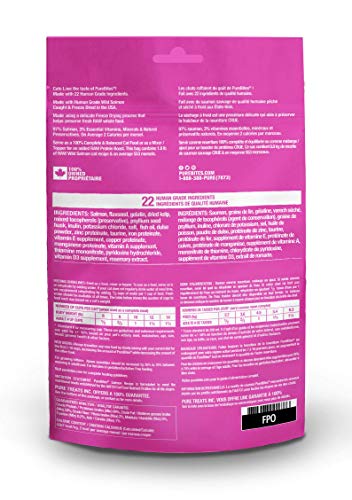PureBites Salmon Freeze Dried Cat Food, 22 Ingredients, Made in USA, 8oz