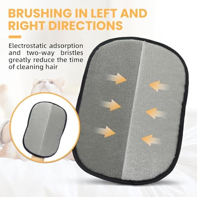 Pet Hair Removal Glove for Cats and Dogs,Reusable Electrostatic Five-Finger Pet Hair Remover Tools,Durable Pet Hair Gloves with Magic Brush for Cat Dog Grooming Clothes Couch Carpet Car Seat Furniture-M2SdIJ5l