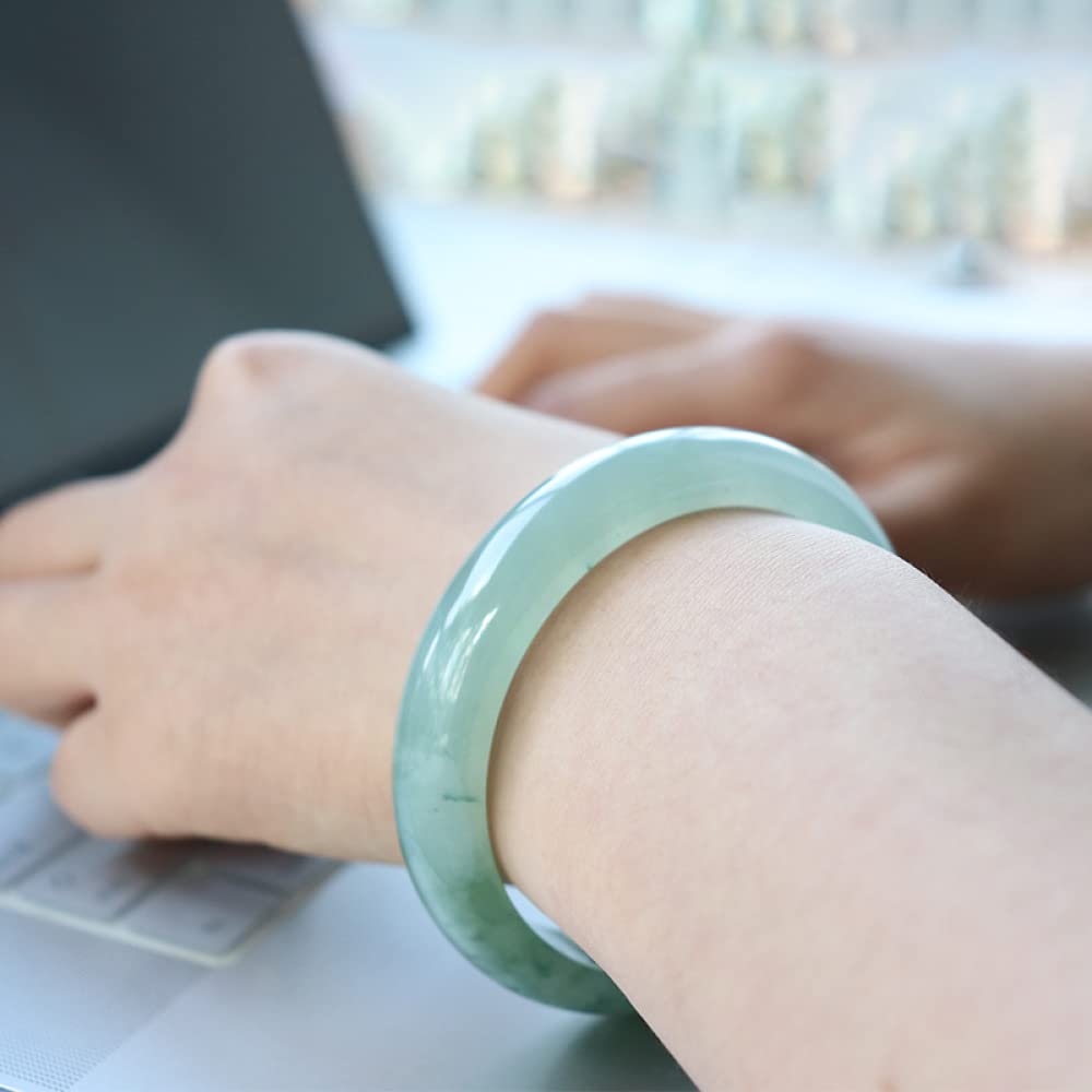 Amazon.co.jp: レディースブレスレット、レディース翡翠バングル、天然