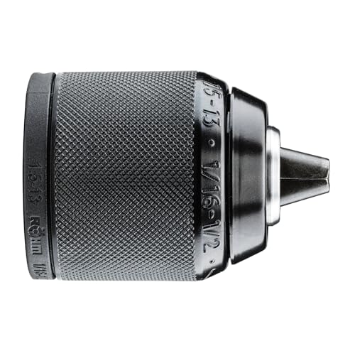 Milwaukee 4932478806 Portabrocas de Automático Autobloqueo con Tornillo, 1.5mm-13mm, 9/16'x18 Recepción