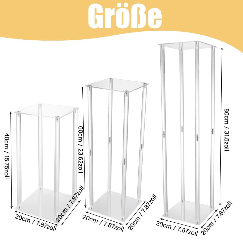 Supporto per fiori per matrimonio, centrotavola, 45, 60, 75, 80, 90, 100 cm, in metallo, per decorazione da tavolo, matrimonio, soggiorno, camera da letto, hotel
