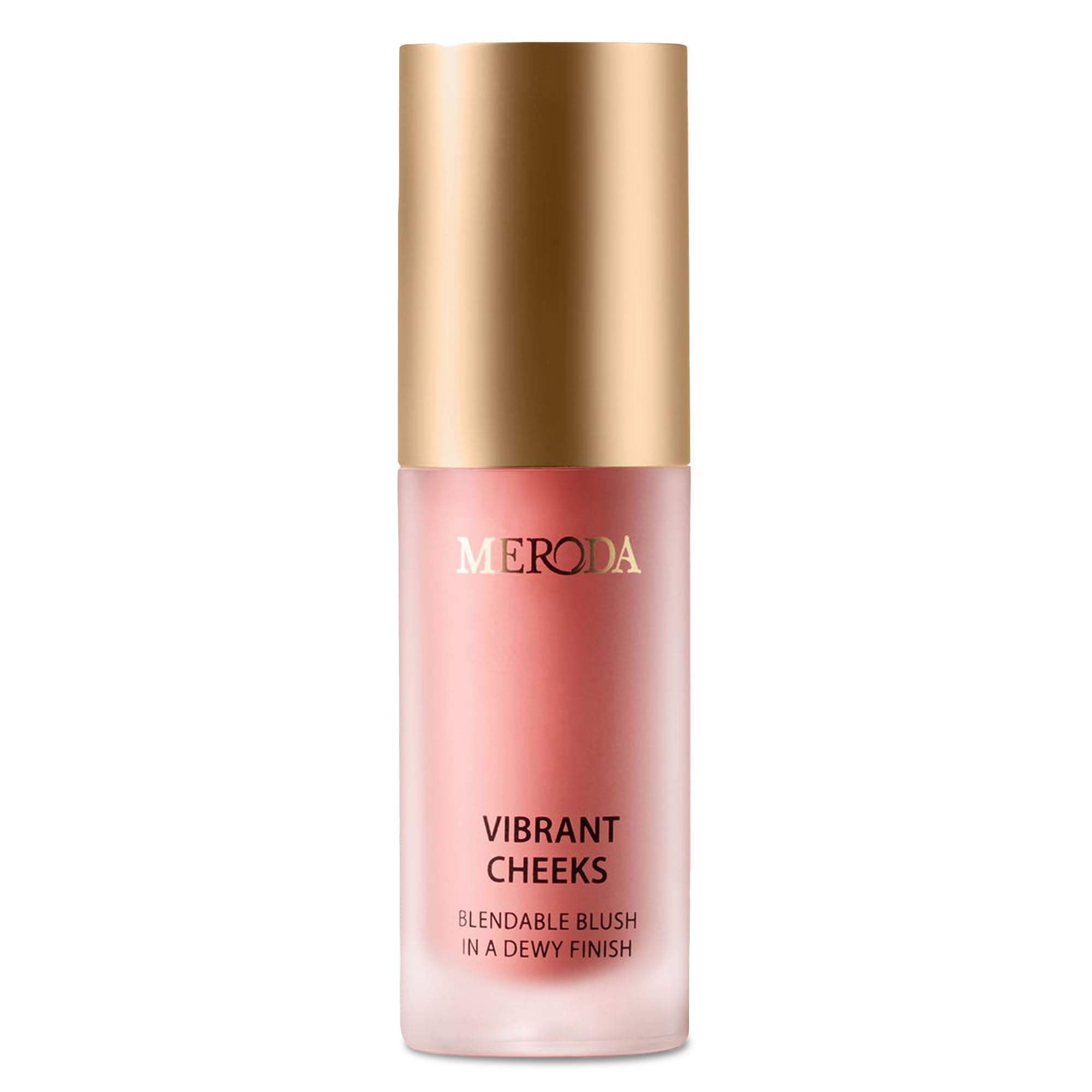 MERODA® Blush Liquido Vibrant Cheeks [FINISH DELICATO & LUMINOSO] - Fard Liquido Altamente Pigmentato - Tinta Lunga Durata per Guance - Blush Fluido per il Viso - Colore Naturale & Luminoso