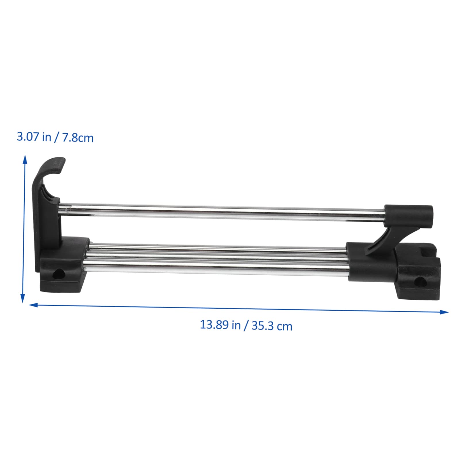 Unomor Clothes Hanger Closet Hanging Bar Closet Pull Out Rod Wardrobe Hanger Bar Closet Hanging Rod Wardrobe Pull Out Rod Closet Rod Cloth Jacket Rod Retractable Hanging Bar Silver