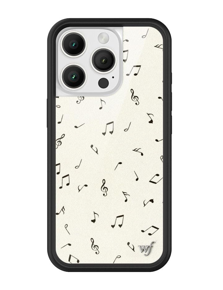 Image of Wildflower Cases - iPhone 16 Pro Compatible - Love Notes | Impact-Certified 6.5 ft Drop Protection Case, Raised Protective Bumper, Cute Aesthetic Design, Women-Owned Small Business