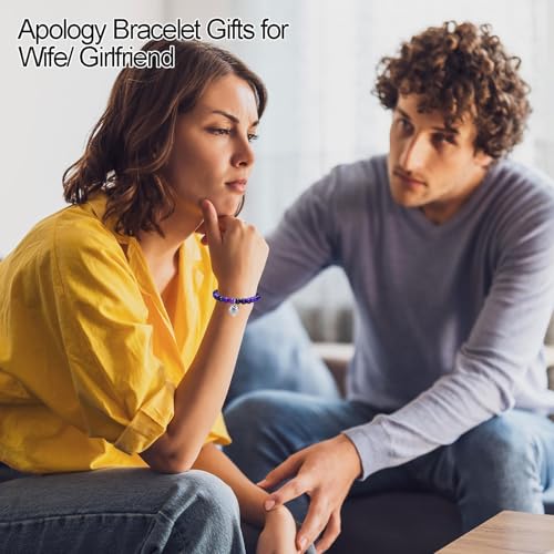Apology Bracelet Gifts For Her, Im Sorry Gifts for Her, Sorry and Forgive Me Gift Comes in Gift Box with Apology Card For Wife, Girlfriend, Friends2