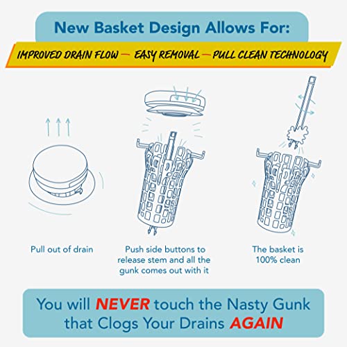 Drain Buddy Ultra Flo 6 piezas para desagüe de lavabo miniatura 5