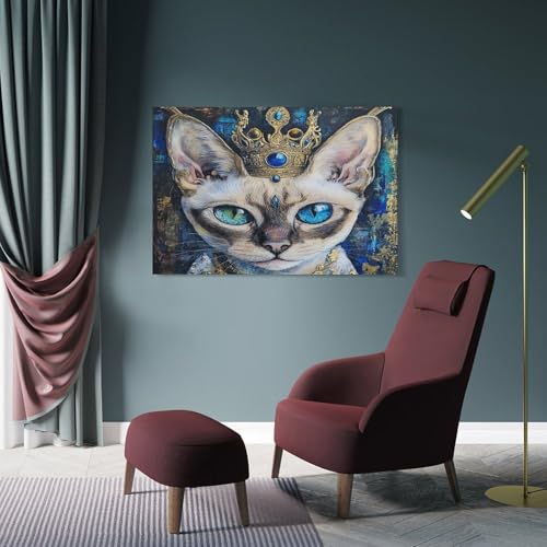 Décoration Murale Sphinx Toile Grand Format pour Mur Vide