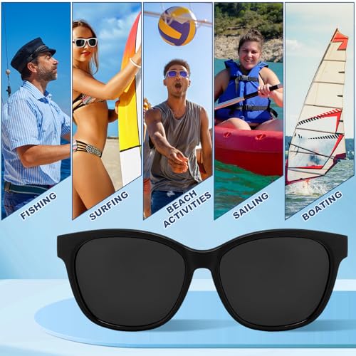 Image of Geiserailie Floating Polarized Fishing Sunglasses for Men Women UV Protection Lightweight Frame Boating Fishing Sport Glasses