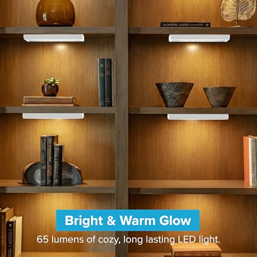 Brilliant Evolution Confezione da 2 luci a LED senza fili, funzionamento a batteria, luci da sotto il bancone, per cucina, sotto le luci del bancone, luci dell'armadio, luci del rubinetto - Immagine 5