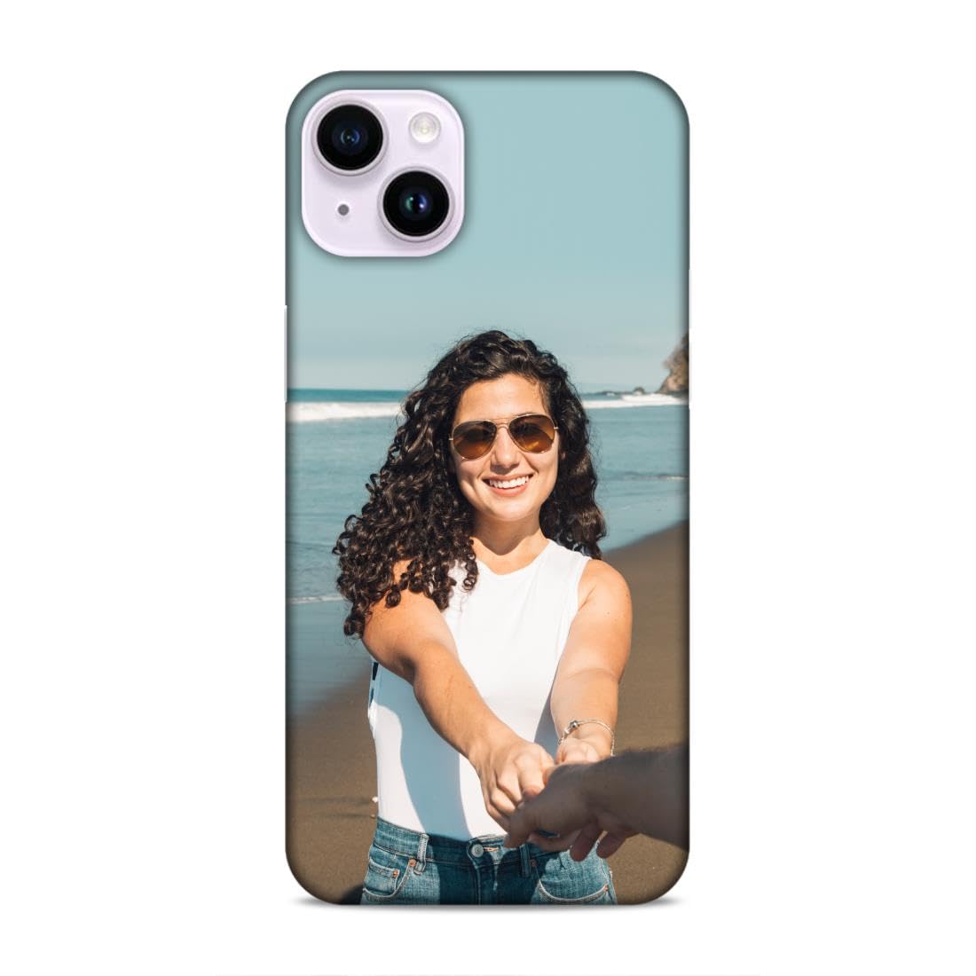 Personalised Design Printed Back Cover for Apple iPhone 14 Plus | 3D Matte Finish Self Customized Photo, Logo, Text Printed Hard Phone Case for Apple iPhone 14 Plus for Boys and Girls