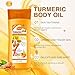 Amococo 2 Packs Turmeric Oil, Natural Moisturizing Nourishing for Face and Body, Vitamin E Body Oil, Anti-aging, Wrinkle Skincare Essential oil for All Skin Types, 200ml*2