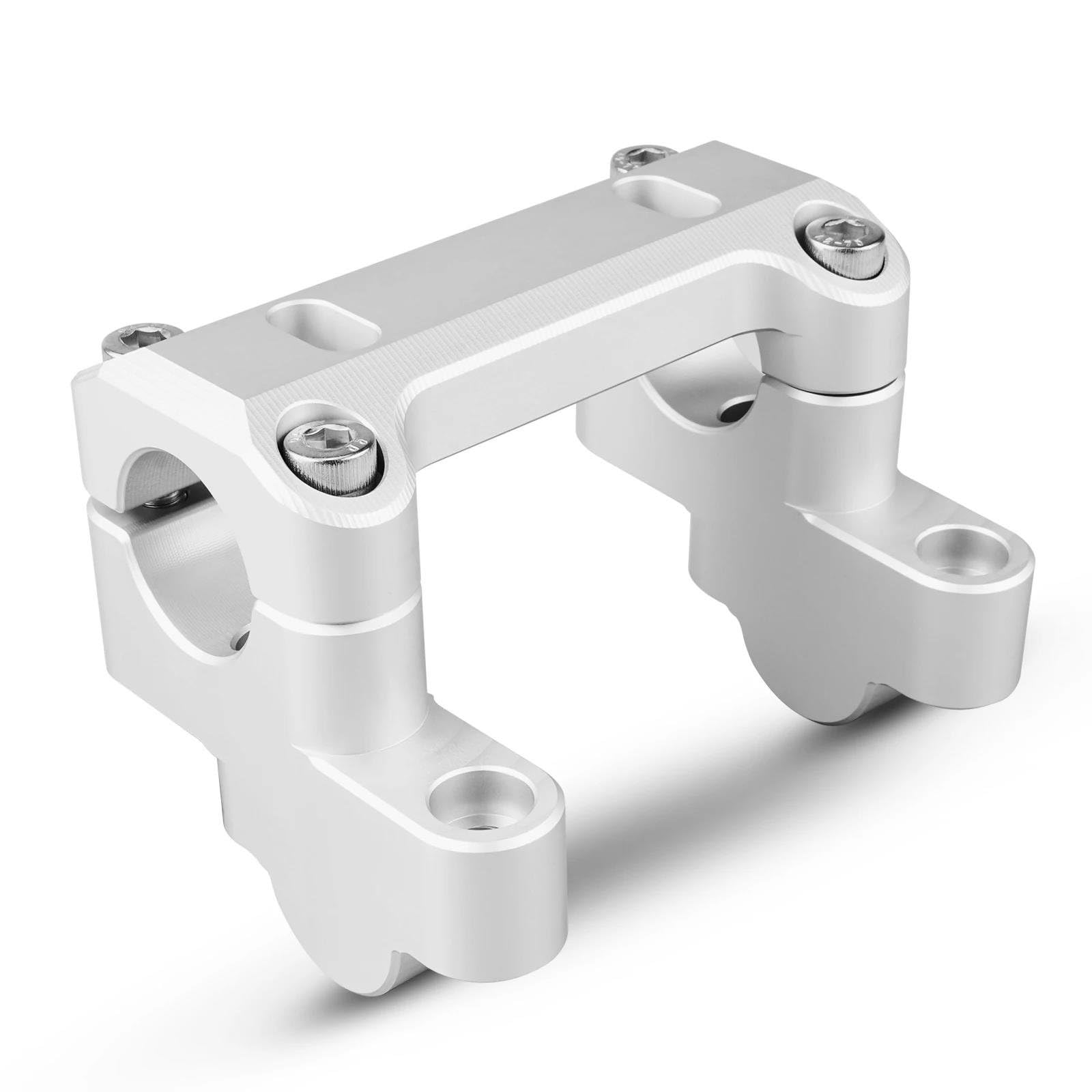 for R1250GS R1200GS GSA Handlebar Riser 45MM R 1250 GS R1250GS Adventure 2019-2023 R 1200 GS R1200GS Adventure 2014-2018(Silver)
