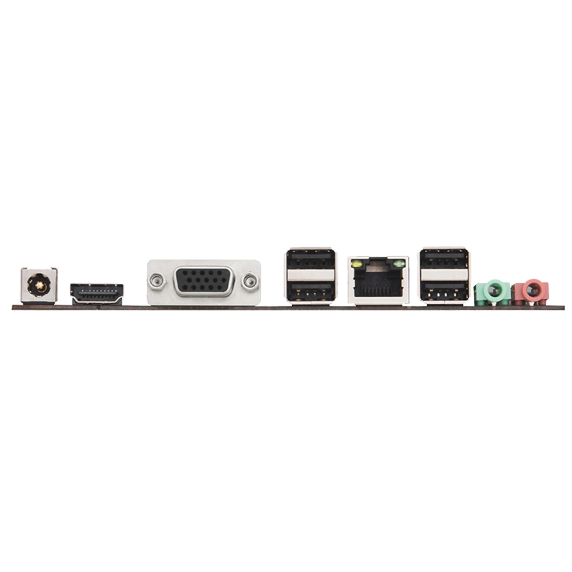 SIMPLETEK - Scheda Madre mini-ATX Modello HM65 | Socket PGA988 - DDR3 Sodimm AMI UEFI BIOS | Dimensioni 17 x 17 mm | Cavo Sata e Mascherina inclusa