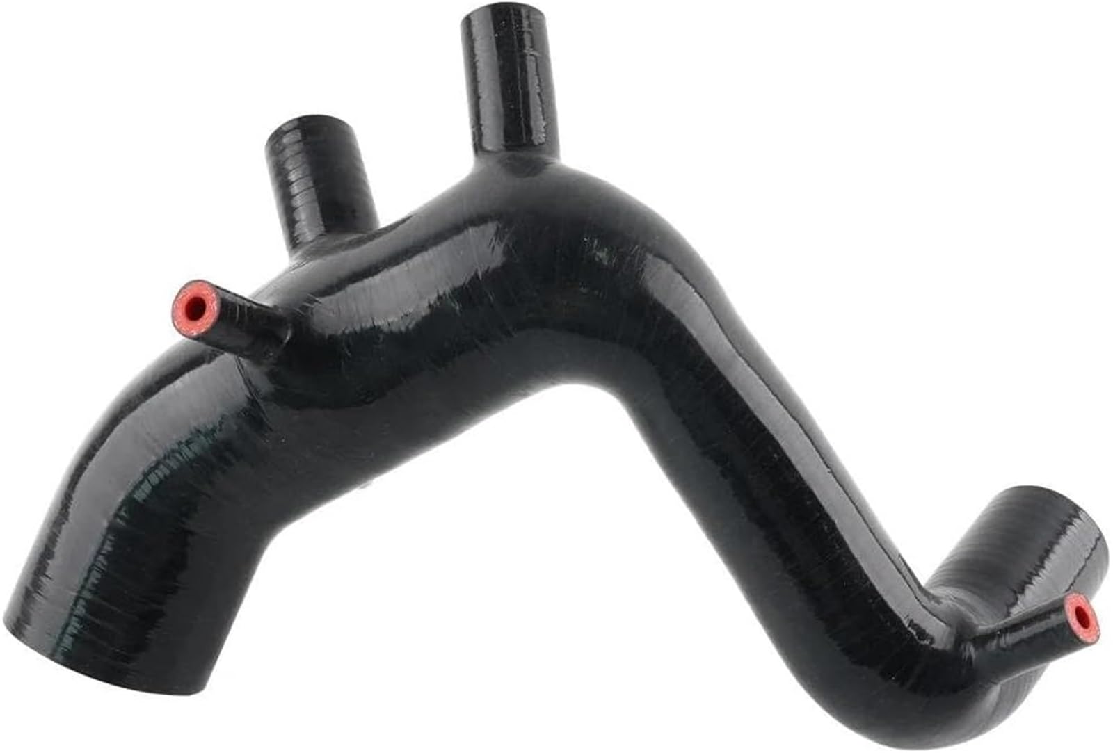 Manguera radiador motor Entrada de aire para admisión Kit para manguera para turbina para Silicona para tubería Negra Para TT