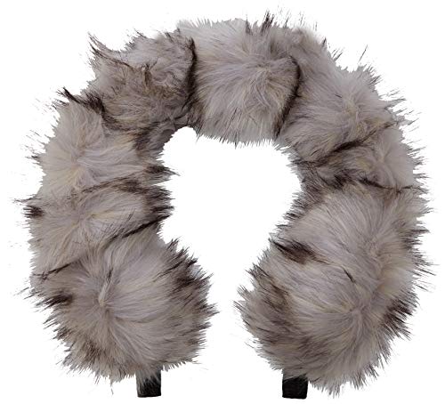 For-Your-Little-One aFHACWO'A-LG455 - Pram Fur Hood Trim Compatible On Out 'n' About, Color Light Grey Cover