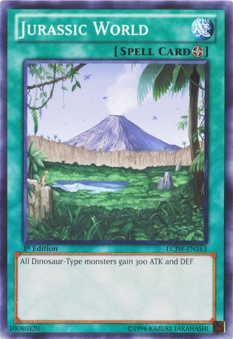Amazon.com: YU-GI-OH! - Jurassic World (LCJW-EN163) - Legendary Collection  4: Joey's World - 1st Edition