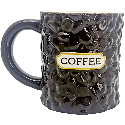 サンアート おもしろ食器 「 コーヒー豆の コーヒーカップ 」 マグカップ 大きい 450cc 大容量 男性 女性 プレゼント 雑貨 面白い 忘年会 SAN4095