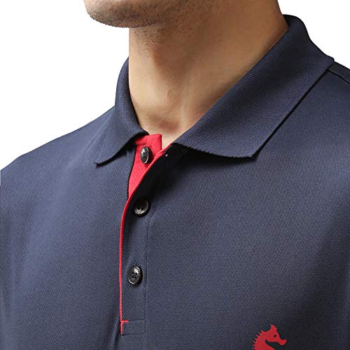 Image of EPPE Polo Collar T-Shirt for Men | Polyester Half Sleeve Stylish Casual Wear | Regular & Dry Fit | Summer Tee.