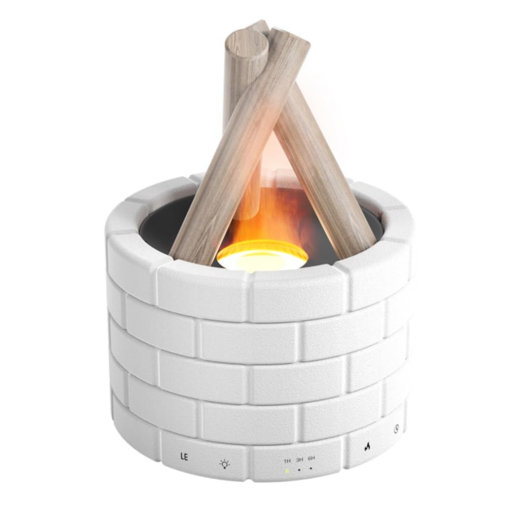 CTRLZS Simulation Flame Diffuser Campfire Humidifier Diffuser Fragrance Home Flame Humidifier Aromatherapy Machine
