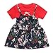 Produktbild Kleinkind Baby Mädchen Kleider Geraffte Rüschen Blumen Sommerkleid Prinzessin Kleid Kleidung Strandkleider Größe 1-4 Jahre