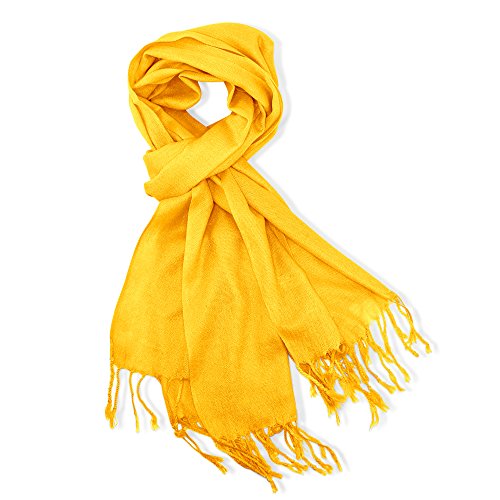GEARONIC TM Women's Soft Pashmina Scarf Winter Shawl Wrap Scarves Lady Fashion in Solid Colors3