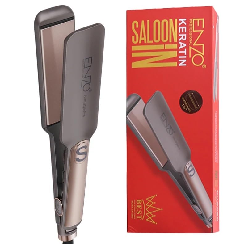 ENZO PROFESSIONAL Wide plate slim Style PRO keratin hair