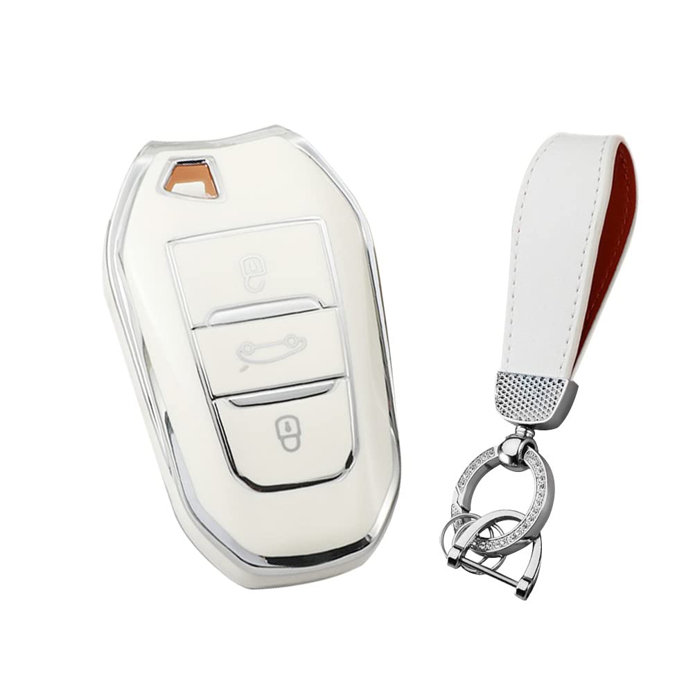 KUNIO Cover per chiave auto, adatta per Peugeot 3008, 5008 | FindTheDeal