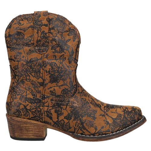 ROPER Women's Emma Floral Square Toe Western Boot