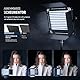 NEEWER 660 LED Videolicht Panel 2 Set mit Stativ/Faltbarer Diffusor: (2) Bi Farbe CRI96+ Videoleuchte Fotolicht mit Barndoor (2) 75 Lichtstativ für Fotografie Licht Video Studio Dauerlicht Filmlicht