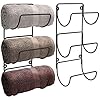 Sorbustowelholderforbathroomwall6levelwallmountedtowelrackshelvesforrolledbathtowelswashclothslinensblackhangingtowelracksforbathroomspasalontowelstorageorganizer  Urban Country Home Decor Sorbus towel holder for bathroom wall 6 level wall mounted towel rack shelves for rolled bath towels washcloths linens black hanging towel racks for bathroom spa salon towel storage organizer  urban country home decor
