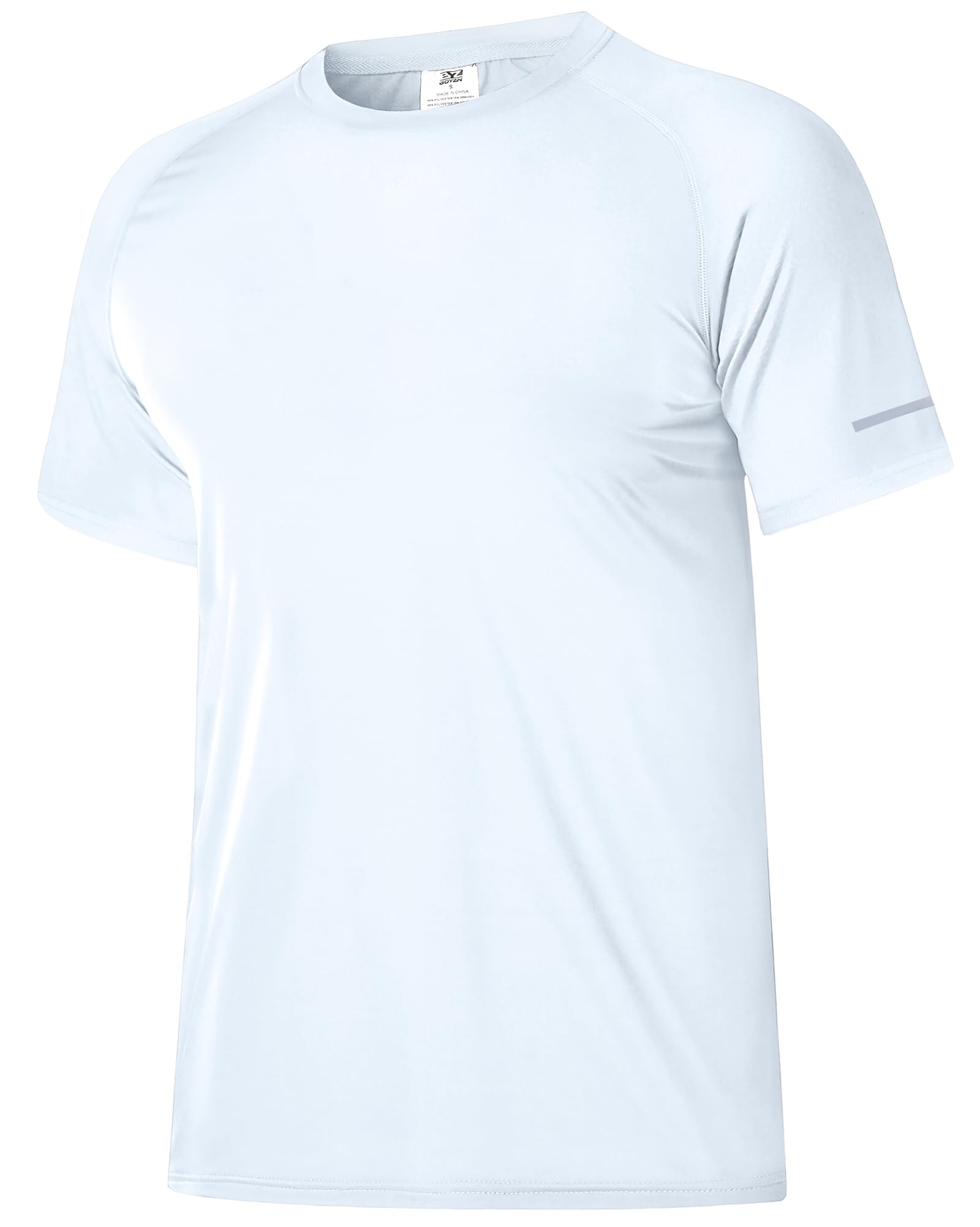 Boyzn 1 or 3er Pack UV Shirt Herren Schwimmshirt UPF 50+ UV Schutz T-Shirt Atmungsaktiv Schnelltrocknend Funktionsshirt Herren Kurzarm Rashguard Badeshirt Wandershirt Surf Sport Shirt für Schwimmen