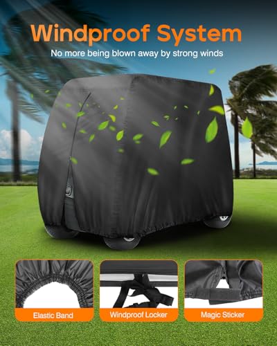 NEVERLAND 4 Passenger Golf Cart Cover