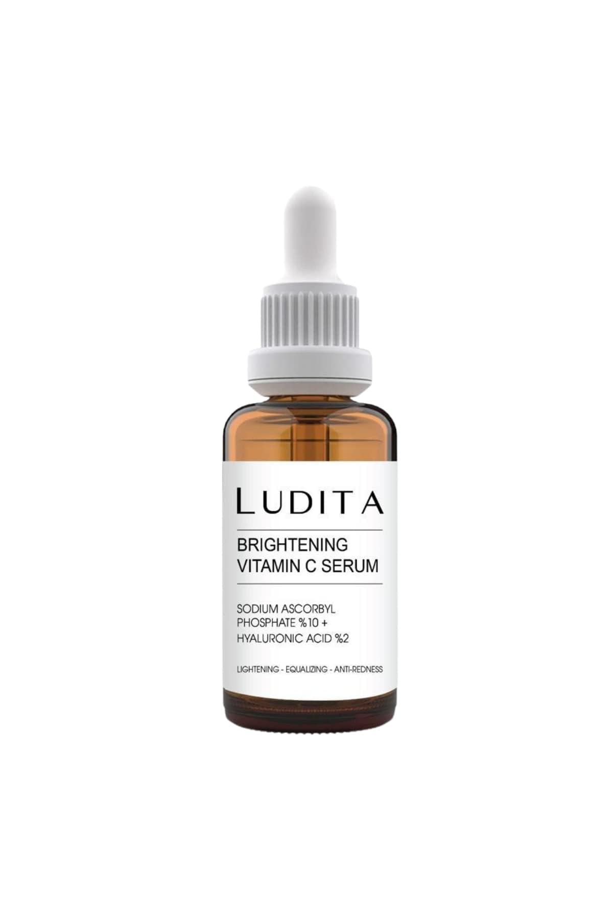 Ludita Aydınlatıcı, Renk Tonu Eşitleyici C Vitamini Serumu (Vitamin C 10% + Hyaluronic Acid 2%)