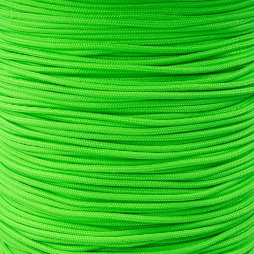 Image of Paracord Planet 275lb Paracord - 3 /32 Inch (2.38 mm) Nylon Crafting Cord with 5 Strand Inner Core - Cosmic Green (25 ft)