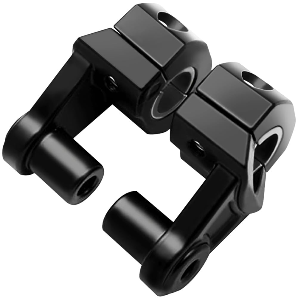 Baceyong Lot de 2 Supports de guidon de moto rehausseurs de guidons modifiés pour motos tout-terrain Compatible avec toutes les motos équipées d'un support de guidon de 22 mm (0,87 pouce)