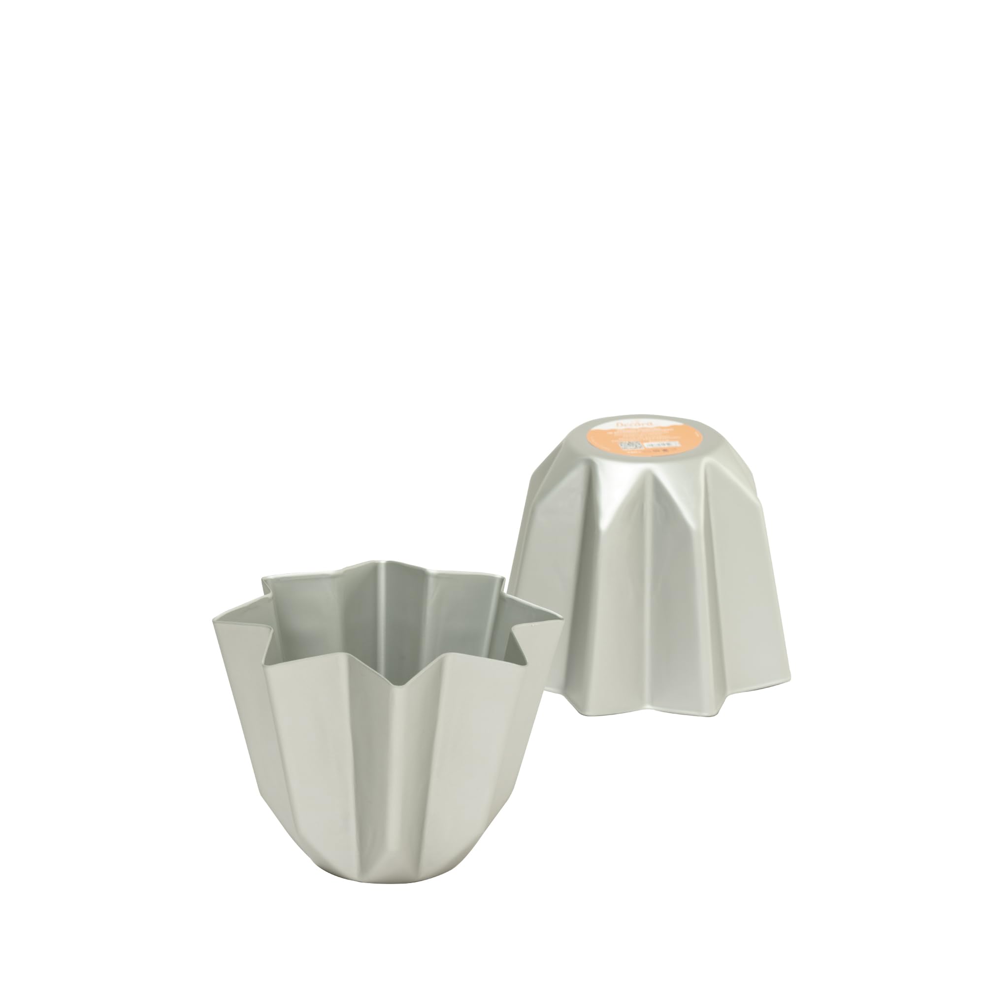 Decora 0062683 Stampo mini pandorino in alluminio anodizzato, Argento, Ø 7,5 X 6,5 cm, 1 pezzo