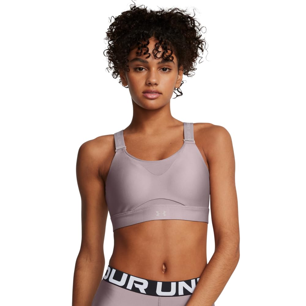 Under Armour Womens Infinity High Impact Sports Bra, (015) Tetra Gray / / Tetra Gray, X-Large A-C
