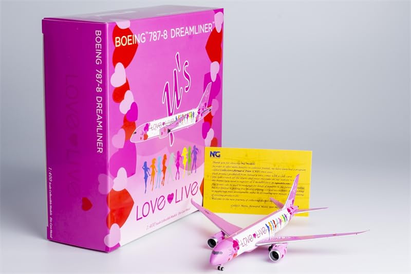 航空機・ヘリコプター NG Model 1:400 Love Live B787-8 JA01LL Amazon.co.jp: NG Models 1:400 完成品 Love Live for Boeing