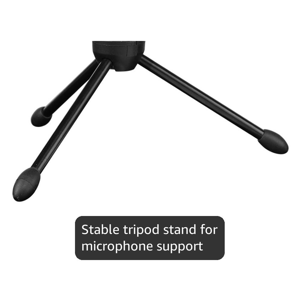 Fifine K669B USB Microphone, Metal Condenser Recording Microphone for MAC OS, Windows, Cardioid Laptop Mic for Recording Vocals, Voice Overs, Streaming, Meeting and YouTube Videos-Black