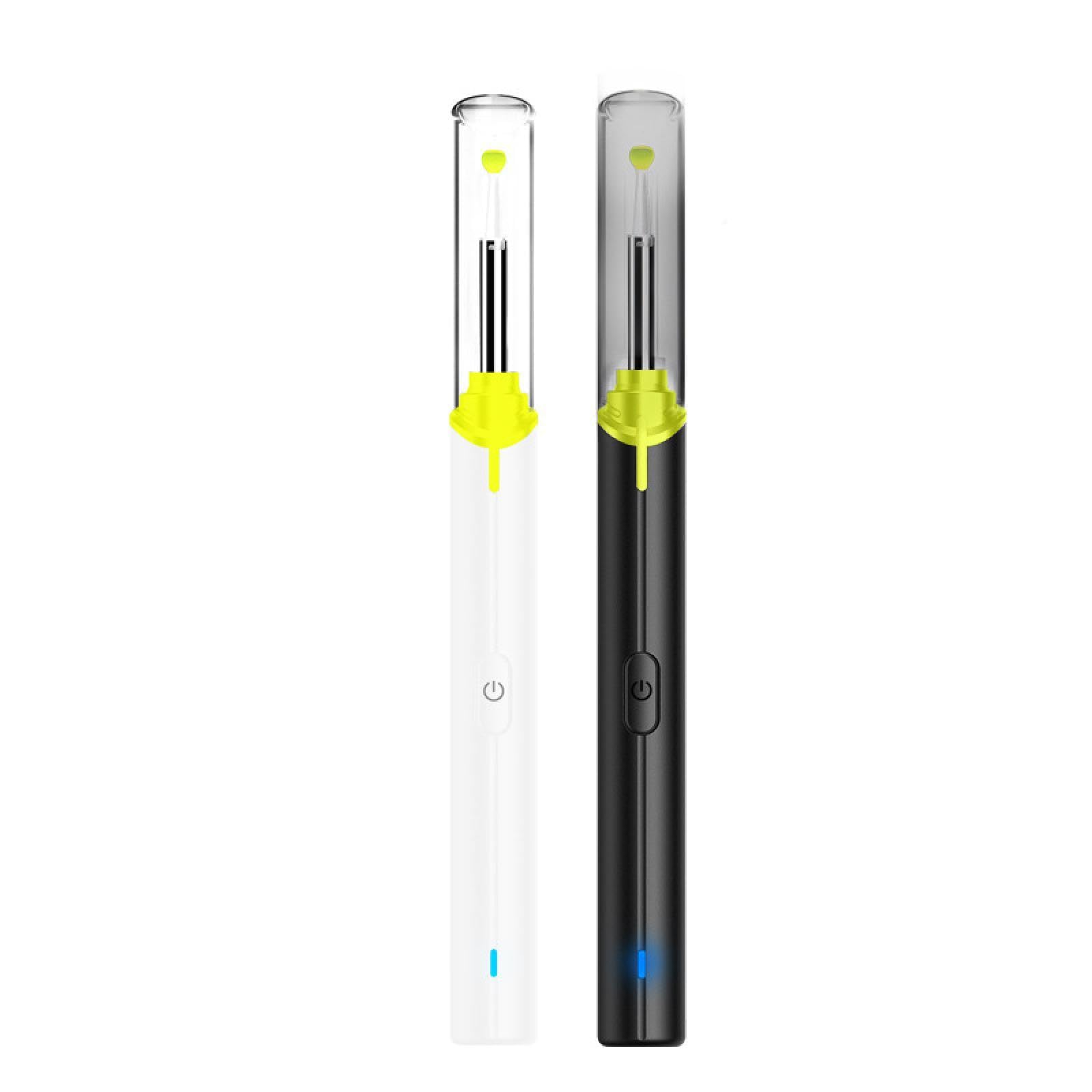 Holy joy Removedor de cerumen con cámara y luz, kit de eliminación de cerumen con HD, kit de limpieza de oídos con 6 cucharas, otoscopio con luz, cámara de oído incluye 8 juegos de orejas