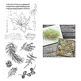 *Dettagli: questo è un timbro di gomma trasparente con la bella forma, che può essere utilizzato per scrapbooking, goffratura, creazione di biglietti, creazione di album e così via. È una buona scelta per te esercitare abilità pratiche, migliorare il tuo design e dai sapore alla tua vita.
